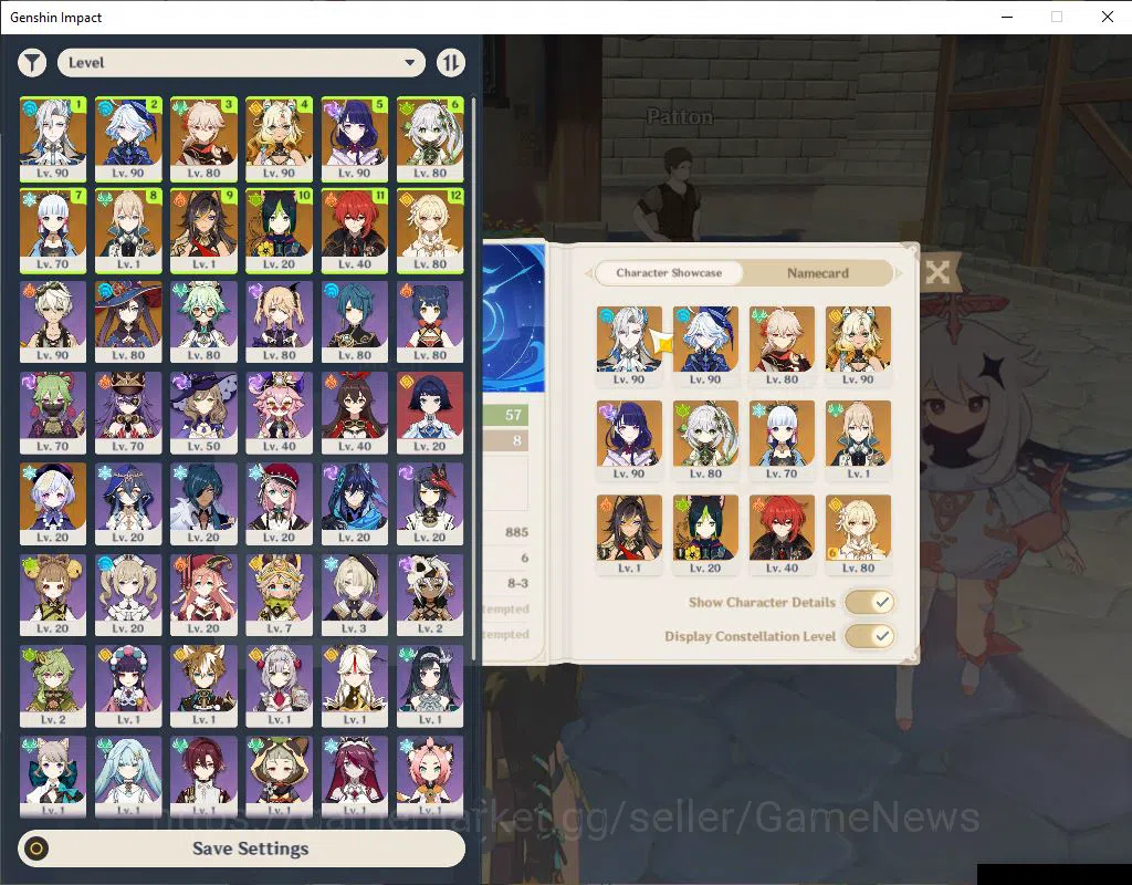 Genshin Impact Accounts ASIA|AR 57|7 Limited +3(*5Weapon)|Xilonen,Neuvilla image 1