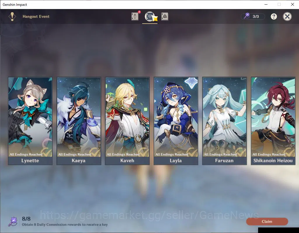 Genshin Impact Accounts ASIA|AR 57|7 Limited +3(*5Weapon)|Xilonen,Neuvilla image 12