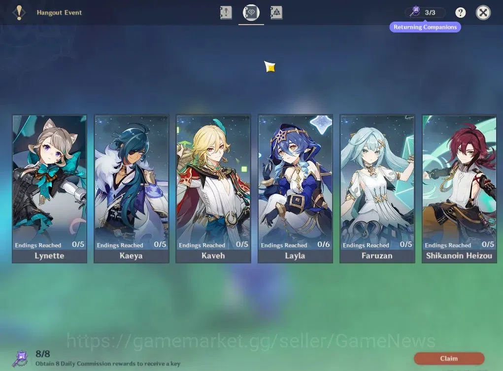 Genshin Impact Accounts Asia|AR59|PreamTeam Skrik,Neuvilete|16Limited+3(*5 image 16