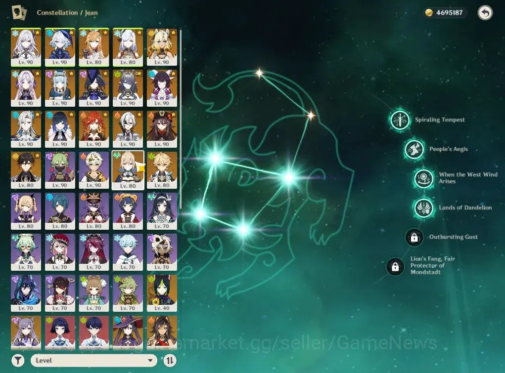 Genshin Impact Accounts Asia|AR59|PreamTeam Skrik,Neuvilete|16Limited+3(*5 image 5