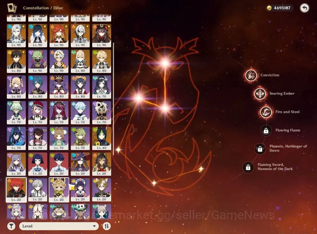 Genshin Impact Accounts Asia|AR59|PreamTeam Skrik,Neuvilete|16Limited+3(*5 image 7