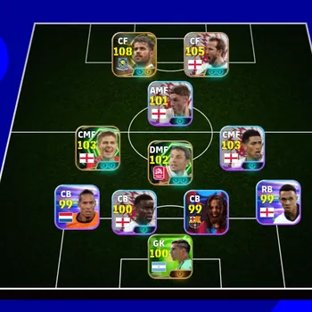 eFootball Accounts Legends & Iconic Players COLECTIVE 3180+ | NEW DIOGO COSTA x PACK HARY KANE x S GERARD x M VAN
