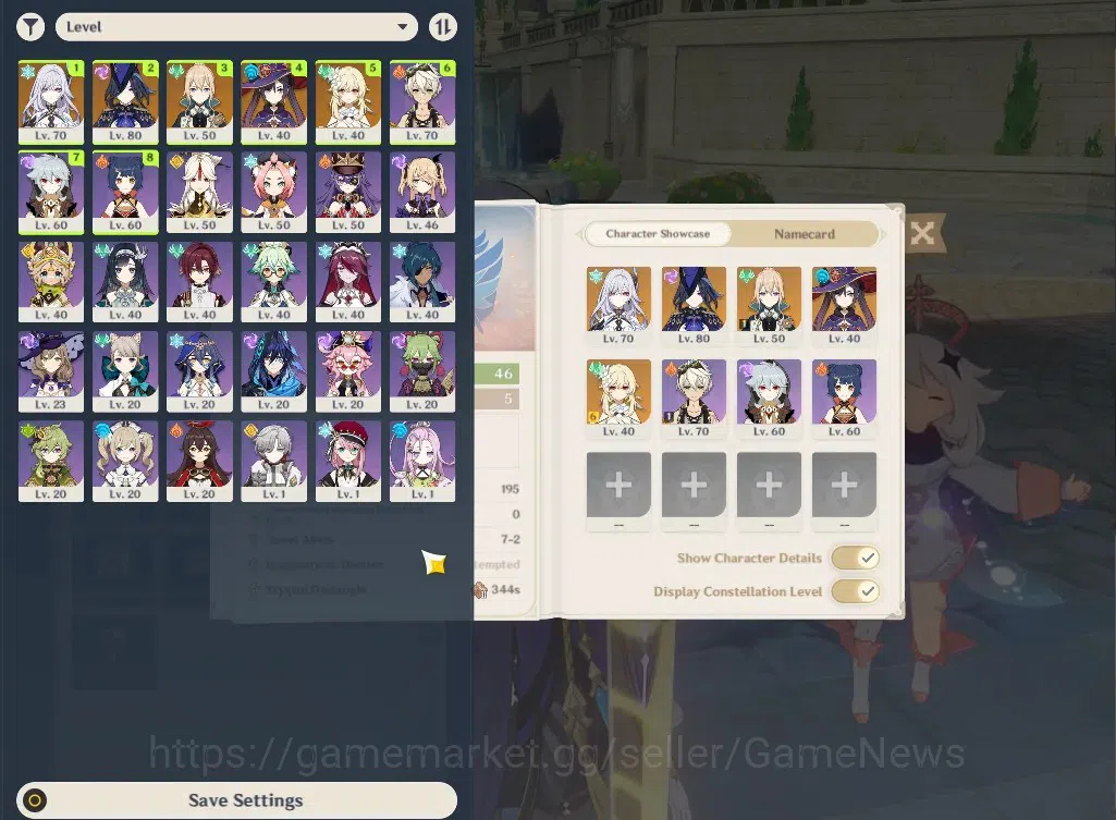 Genshin Impact Accounts ASIA|AR46|2Limited+25(*4Character)|Skrik,Clorinde, image 2