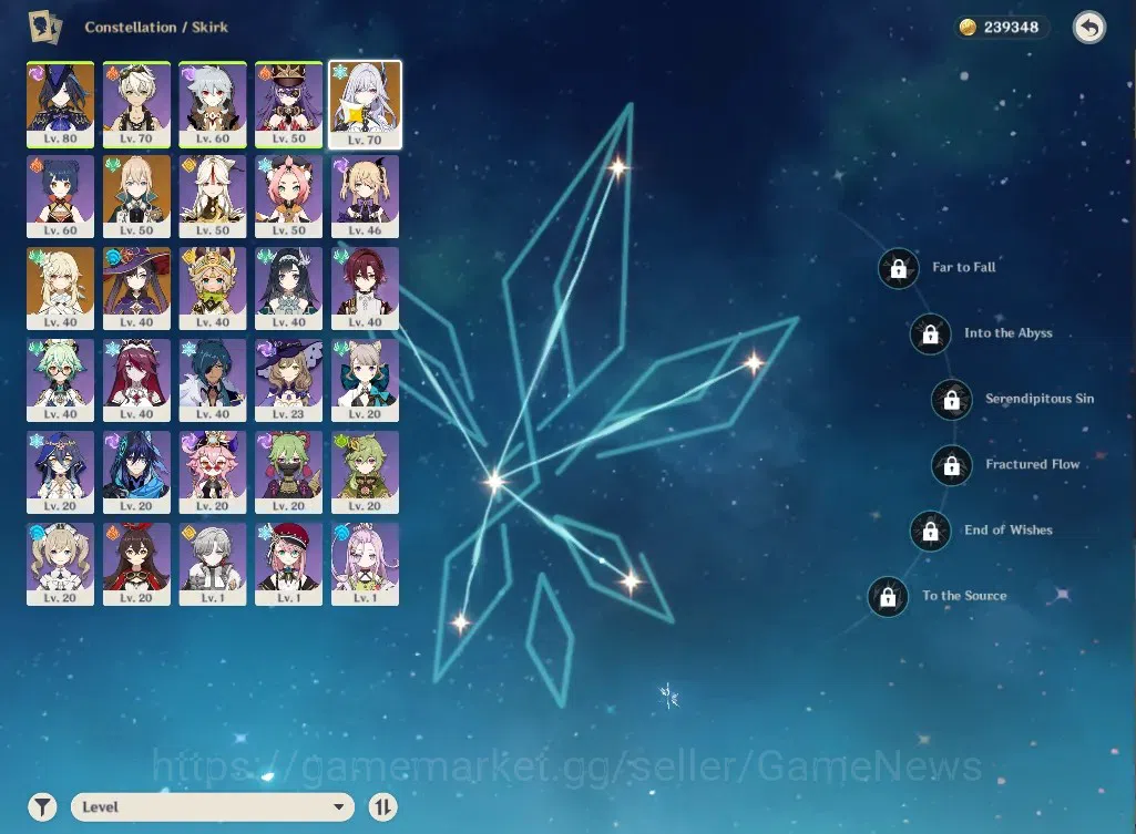 Genshin Impact Accounts ASIA|AR46|2Limited+25(*4Character)|Skrik,Clorinde, image 4