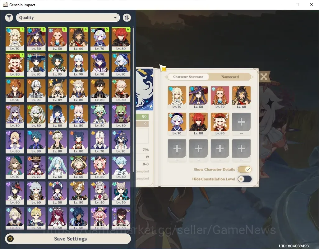 Genshin Impact Accounts Others ASIA|AR 59|Arlecchino+Sign Pream Team|15 Limited+9 1