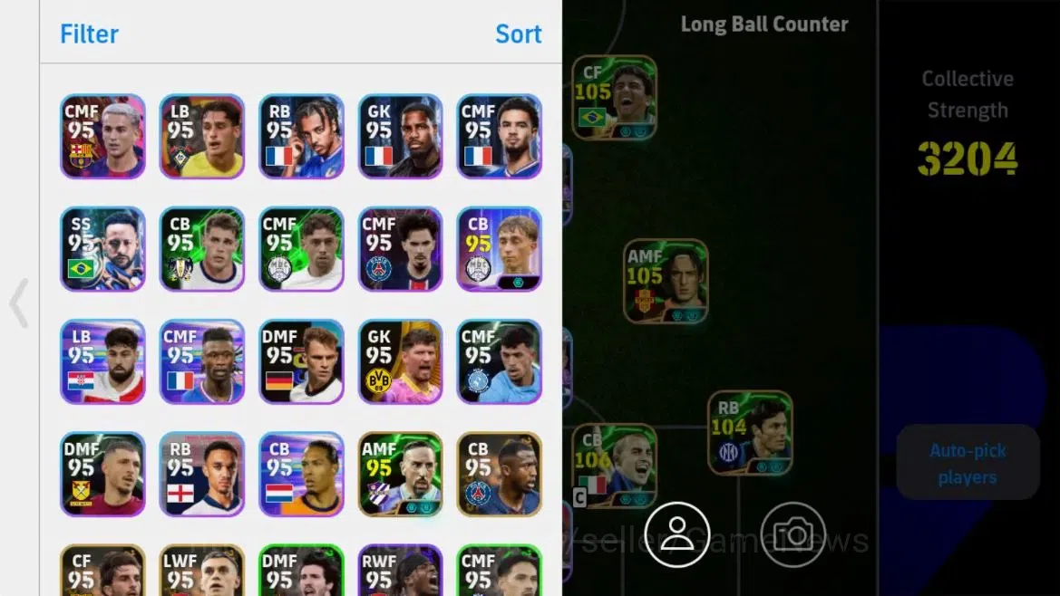eFootball Accounts Legends & Iconic Players Android |Epic Cannavaro,Adriano,Totti,Bebeto,Show Time Oyarzabal Etc|Manager 5