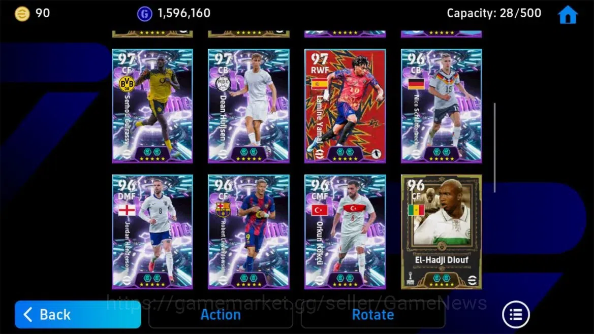 eFootball Accounts Legends & Iconic Players Android |Epic Cannavaro,Adriano,Totti,Bebeto,Show Time Oyarzabal Etc|Manager 8