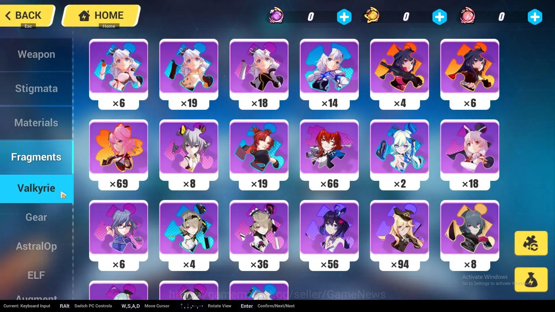 Honkai Impact 3rd Accounts SEA|Lv 54|7461 Crystal|3 Full Set 4/4[Elysia Hi Lo image 10