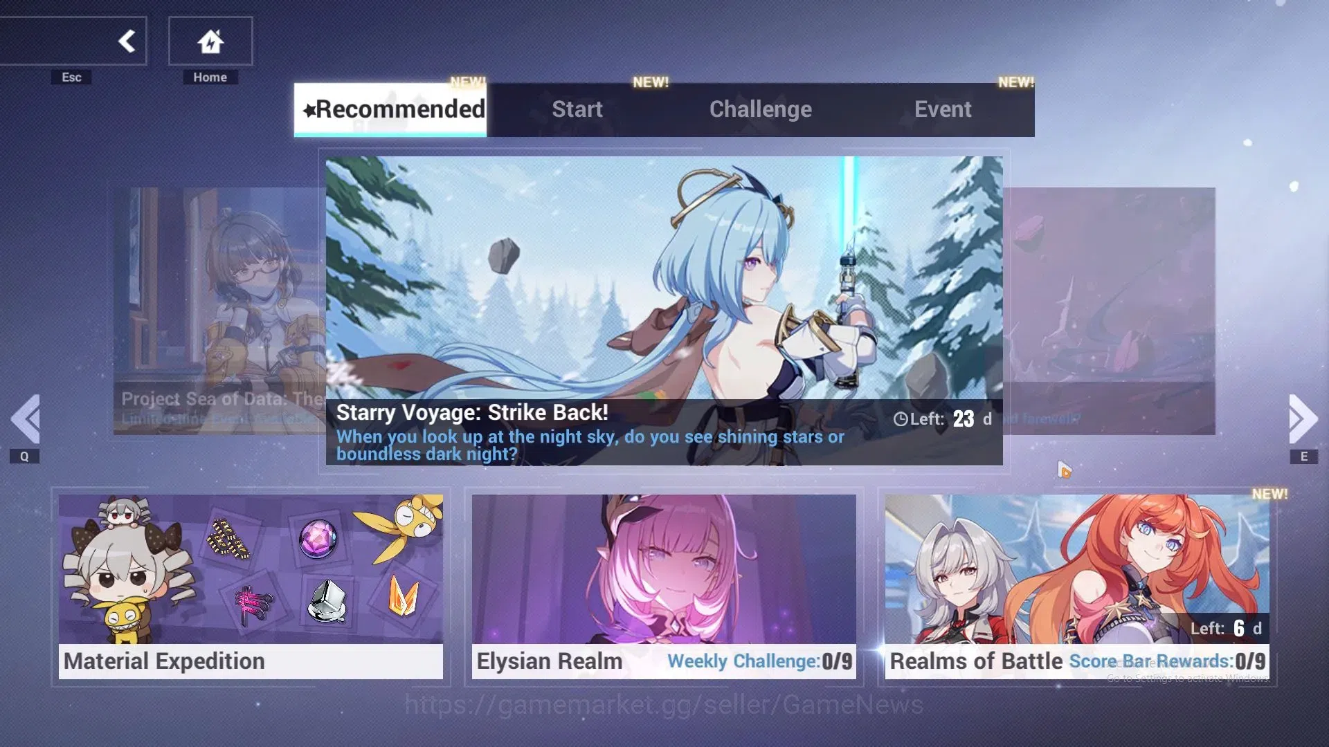 Honkai Impact 3rd Accounts SEA|Lv 54|7461 Crystal|3 Full Set 4/4[Elysia Hi Lo image 14