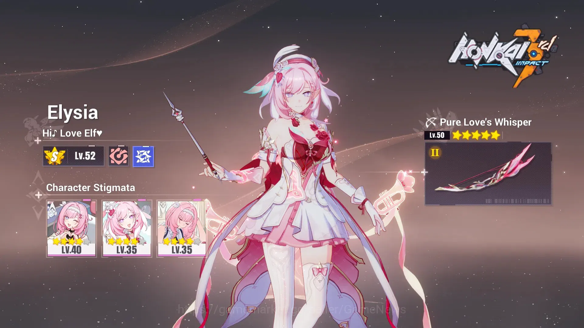 Honkai Impact 3rd Accounts SEA|Lv 54|7461 Crystal|3 Full Set 4/4[Elysia Hi Lo image 16
