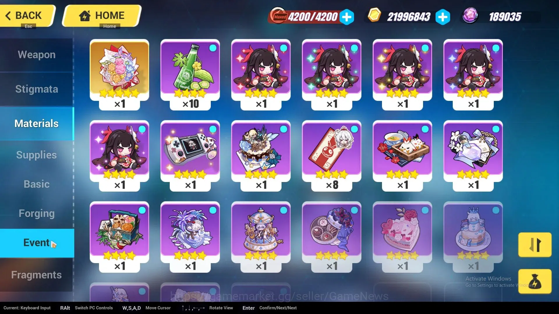 Honkai Impact 3rd Accounts SEA|Lv 54|7461 Crystal|3 Full Set 4/4[Elysia Hi Lo image 9