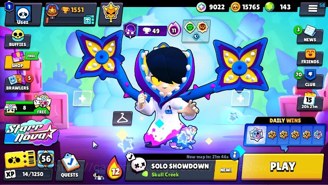 Brawl Stars Accounts 1551 Trophy|25 Brawlers 2 Max Lvl Meg,Full Buffies image 1