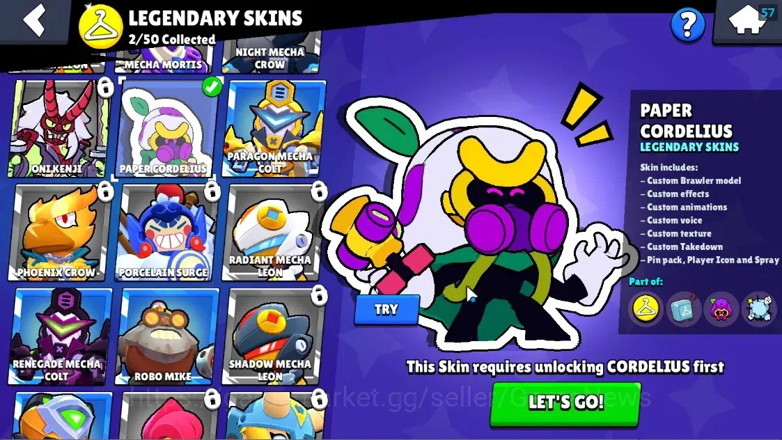 Brawl Stars Accounts 1551 Trophy|25 Brawlers 2 Max Lvl Meg,Full Buffies image 12