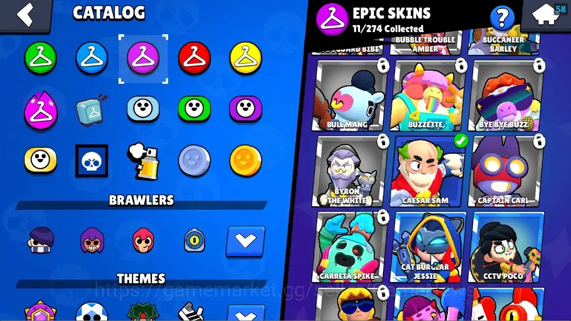 Brawl Stars Accounts 1551 Trophy|25 Brawlers 2 Max Lvl Meg,Full Buffies image 14