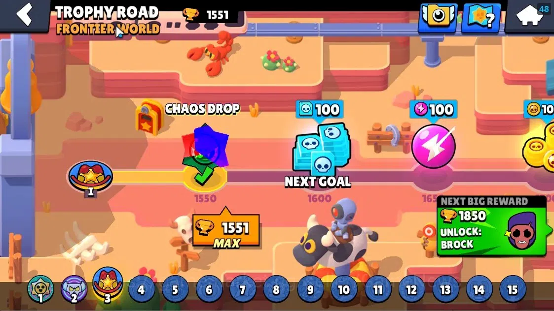Brawl Stars Accounts 1551 Trophy|25 Brawlers 2 Max Lvl Meg,Full Buffies image 5