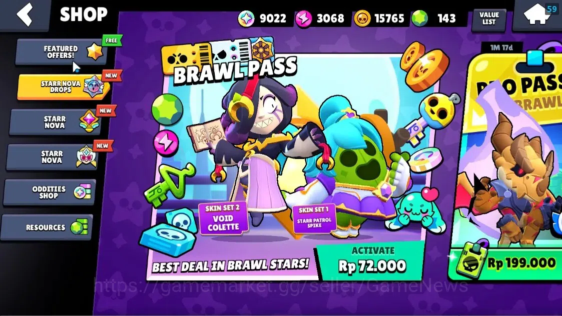 Brawl Stars Accounts 1551 Trophy|25 Brawlers 2 Max Lvl Meg,Full Buffies image 6