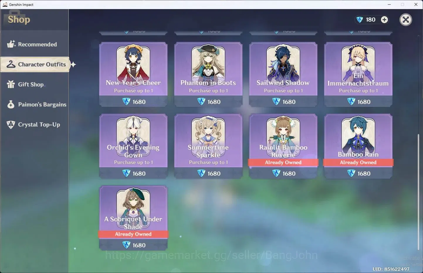 Genshin Impact Accounts ASIA|AR 57|11 Limit+4 Standar (Ineffa Sign,Columbi image 18