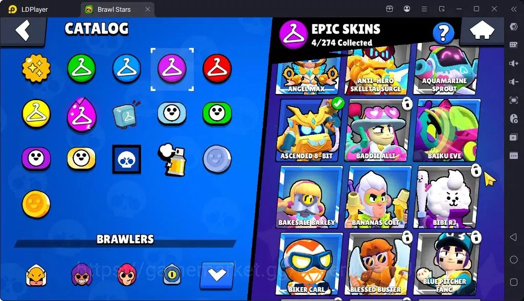 Brawl Stars Accounts Global |Trophy 1552 | Brawler 22| Skins 2 Legendary, 1 Mythic,4 Epic|Bling 8252|Protect Off|Check SS 4