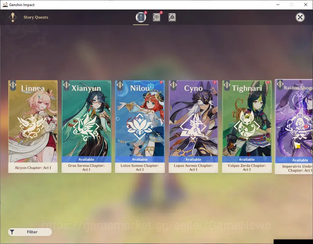 Genshin Impact Accounts ASIA|AR 50|1006 Primo|3 Limited + 1 (*5Weap)|Kamis image 18