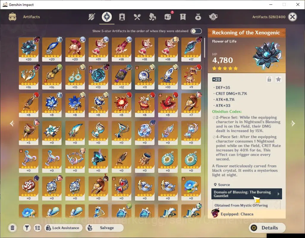 Genshin Impact Accounts ASIA|AR 50|1006 Primo|3 Limited + 1 (*5Weap)|Kamis image 7