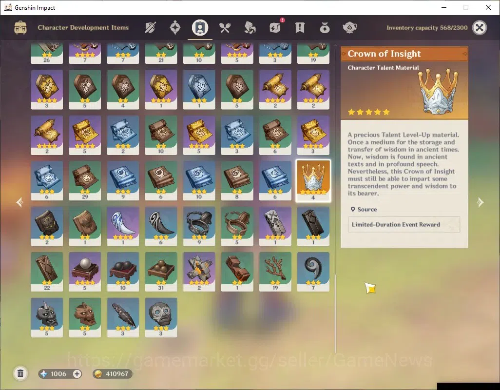 Genshin Impact Accounts ASIA|AR 50|1006 Primo|3 Limited + 1 (*5Weap)|Kamis image 8