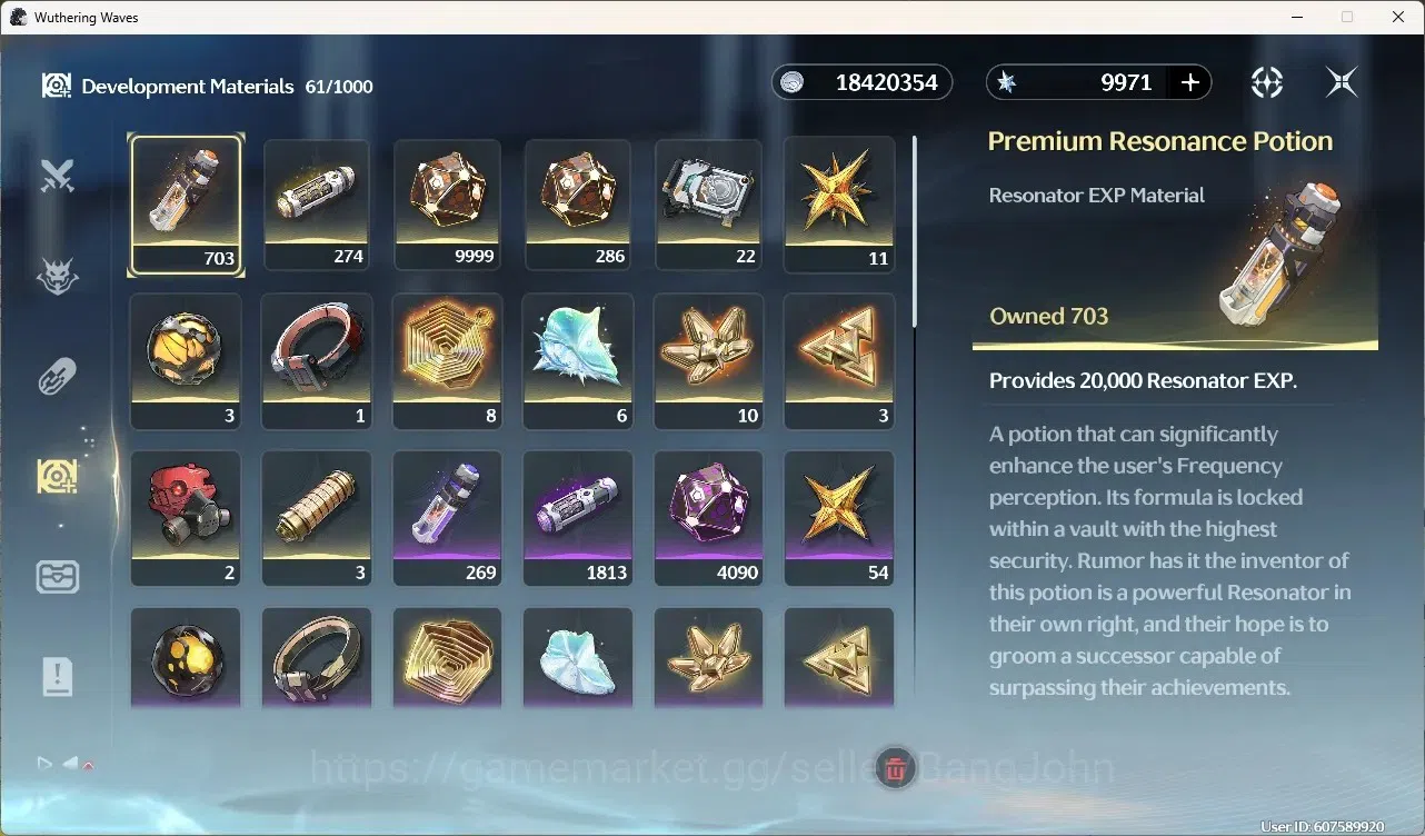 Wuthering Waves Accounts Starter EU|UL 49|Rank 5|2 Char Limited [Lucy Rc6, Rebecca]+Sign | 9971 Astrite |Mc Female 14