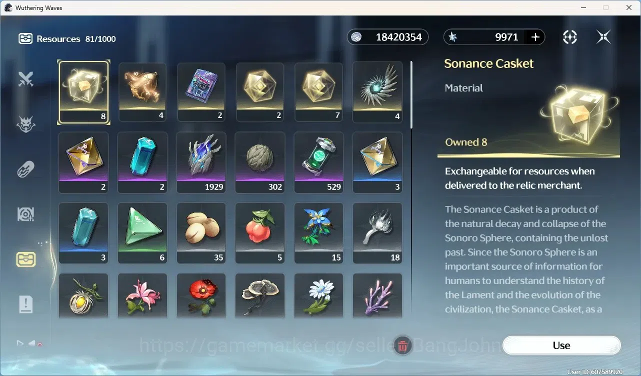 Wuthering Waves Accounts Starter EU|UL 49|Rank 5|2 Char Limited [Lucy Rc6, Rebecca]+Sign | 9971 Astrite |Mc Female 15