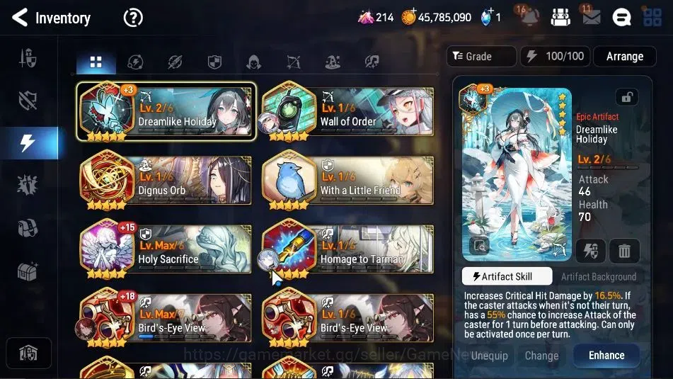 Epic Seven Accounts GLOBAL Unverif|New Era|7 ML(NM Luna,LW Peira,US Ch image 19
