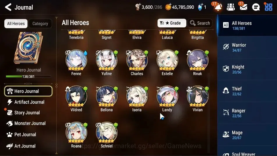 Epic Seven Accounts GLOBAL Unverif|New Era|7 ML(NM Luna,LW Peira,US Ch image 8