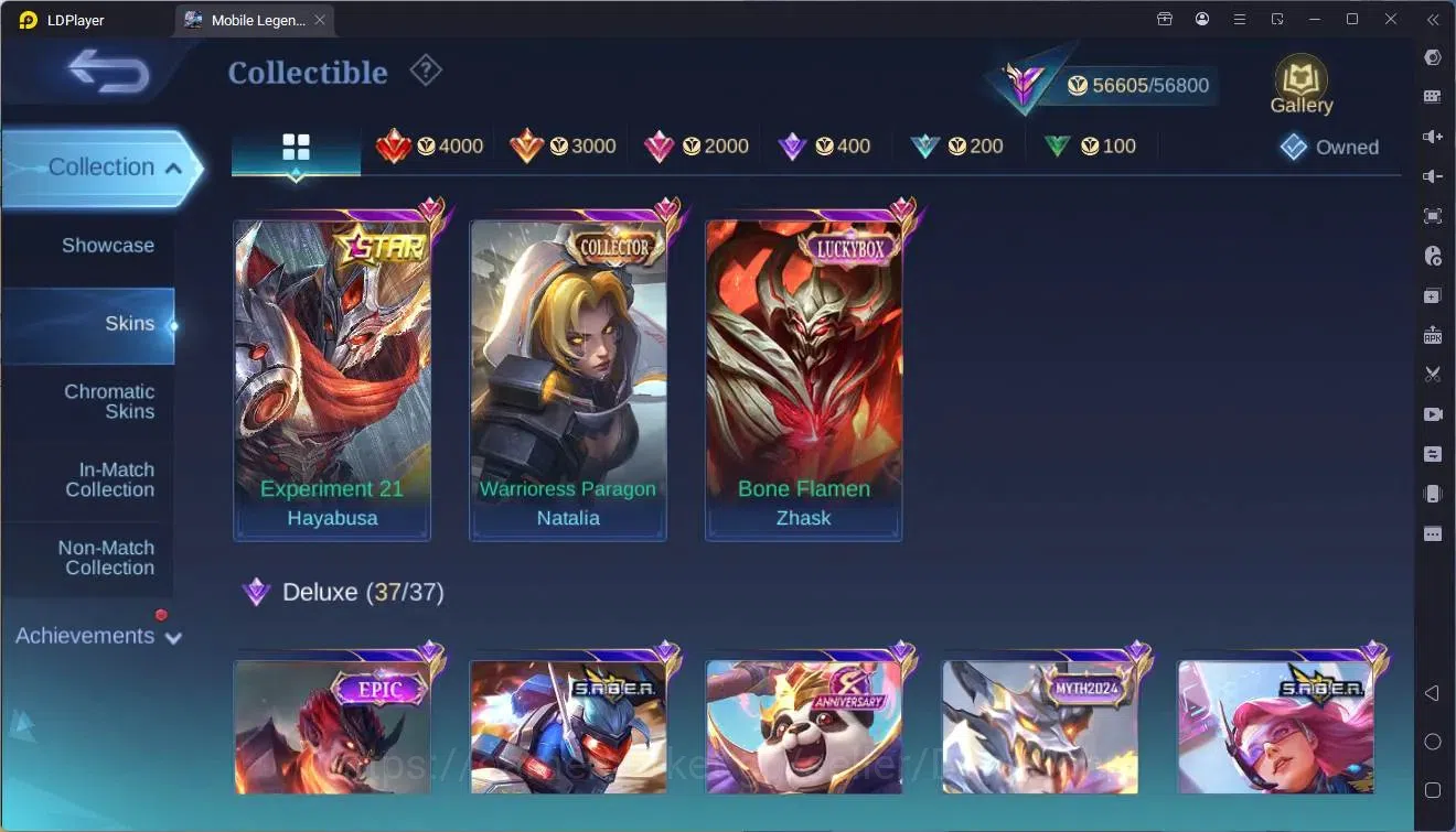 Mobile Legends: Bang Bang Accounts Global |Hero 124|Skin 231|Renowned|Prime Granger|C image 7