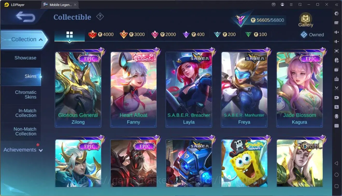 Mobile Legends: Bang Bang Accounts Global |Hero 124|Skin 231|Renowned|Prime Granger|C image 9