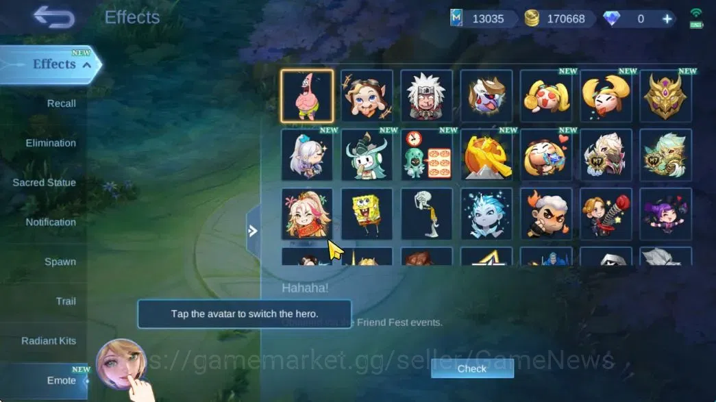 Mobile Legends: Bang Bang Accounts Hero 106|Skin 130|High Glory 63|CC Yi Sun-Shin,Lig image 14