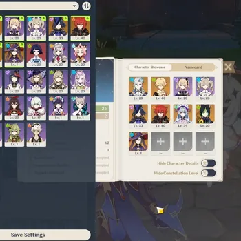 Genshin Impact Accounts Reroll Asia|AR 25|2 Limited(Neuvillette & Clorinde)|4 Standard(Mona,Mizuki,Diluc,Tighnari)|Usn