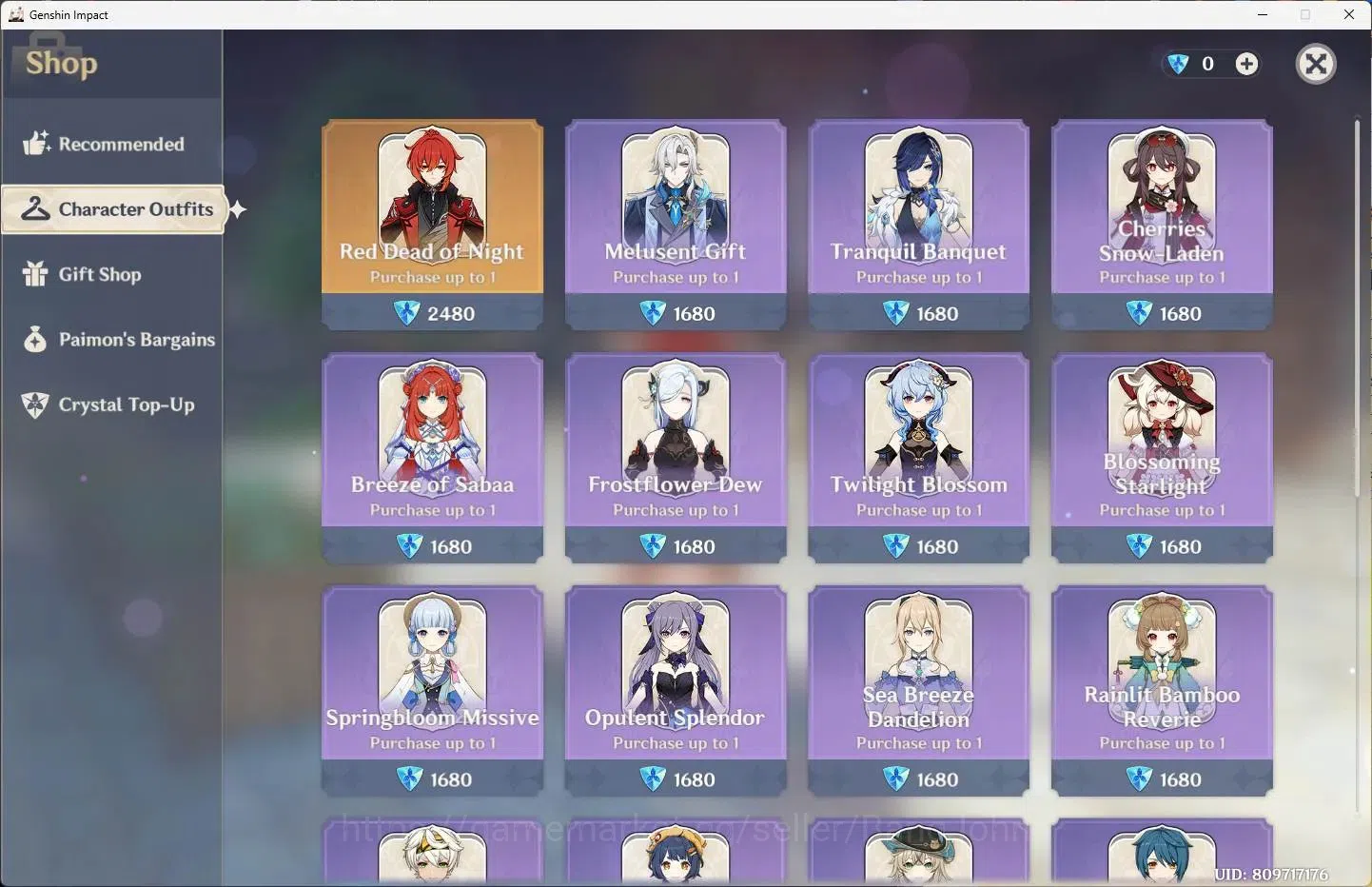 Genshin Impact Accounts ASIA | AR 44 | 4 Char Limited [Klee,Venti,Raiden S image 5