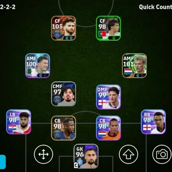 eFootball Accounts Legends & Iconic Players Mobile |PW 3022|BIGT Kvaratskhelia,Epic Bergkamp,Shwt Yamal Messi4card|Coach