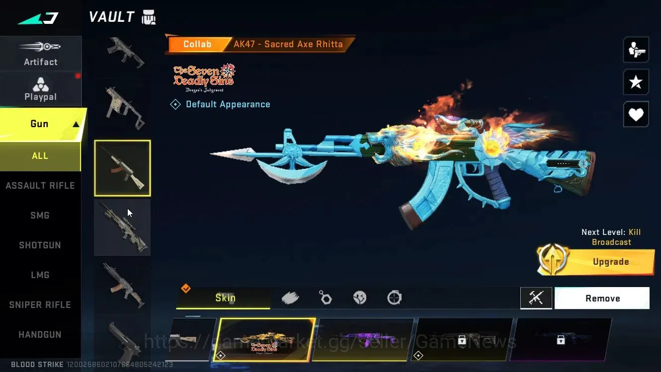 Blood Strike Accounts ASIA|2 ETERNAL[AUG-Empyrean Lv3,DE-Scorpius]|Melee image 14