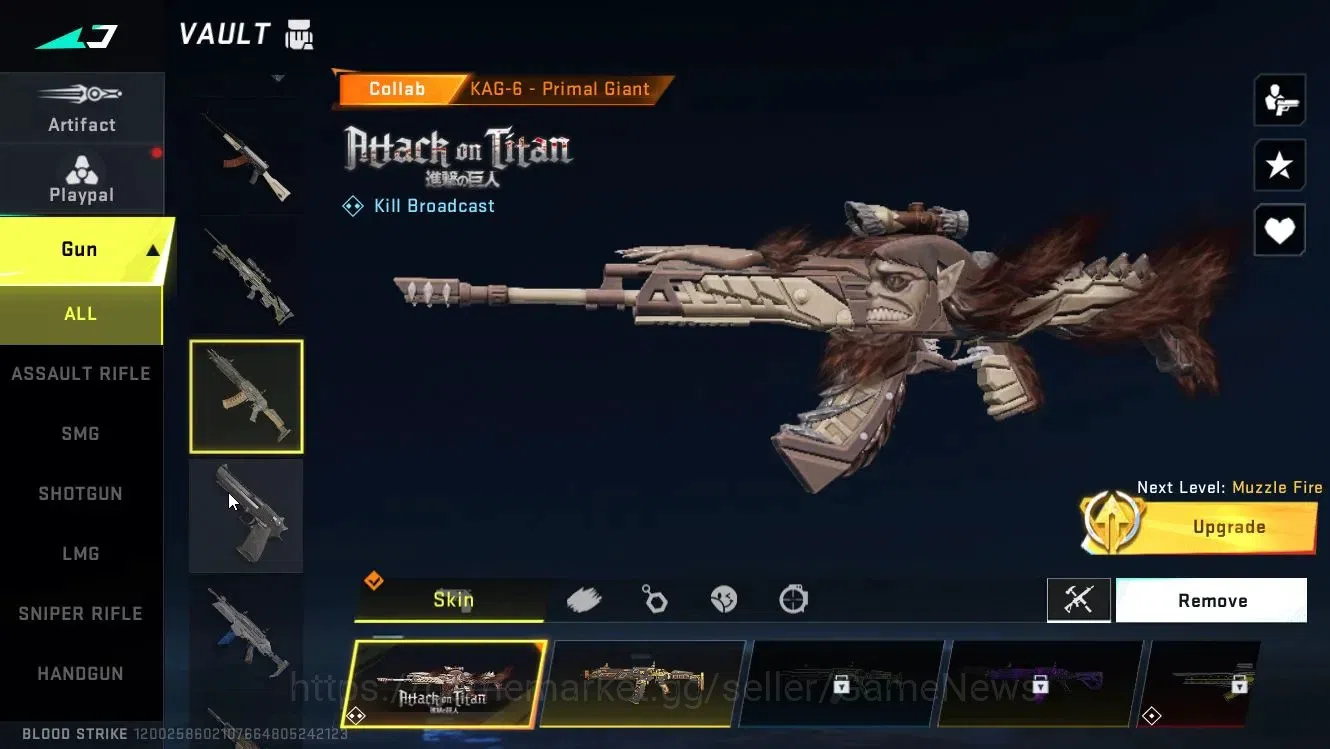 Blood Strike Accounts ASIA|2 ETERNAL[AUG-Empyrean Lv3,DE-Scorpius]|Melee image 15
