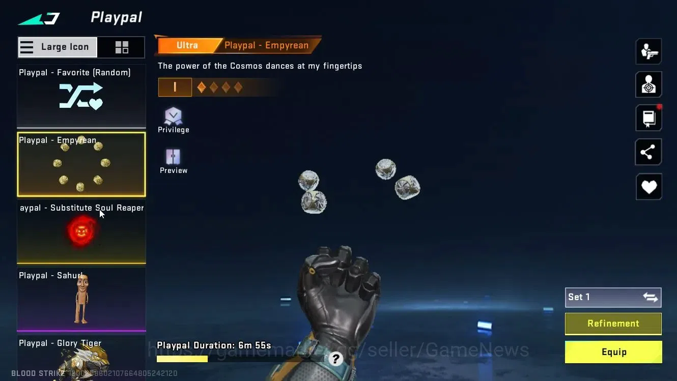 Blood Strike Accounts ASIA|2 ETERNAL[AUG-Empyrean Lv3,DE-Scorpius]|Melee image 9