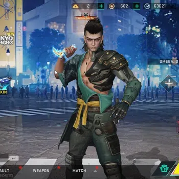 Blood Strike Collab Skin ASIA|2 ETERNAL[AUG-Empyrean Lv3,DE-Scorpius]|Melee image 1