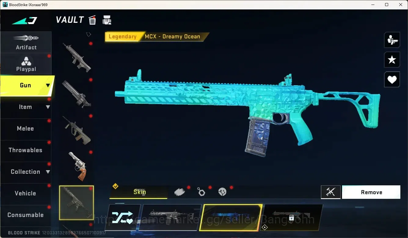 Blood Strike Accounts Others ASIA |1 Eternal Melee:Katar-Judgment|3 Ultra Gun|14 Legendary Gun|Check SS BS1991B 12