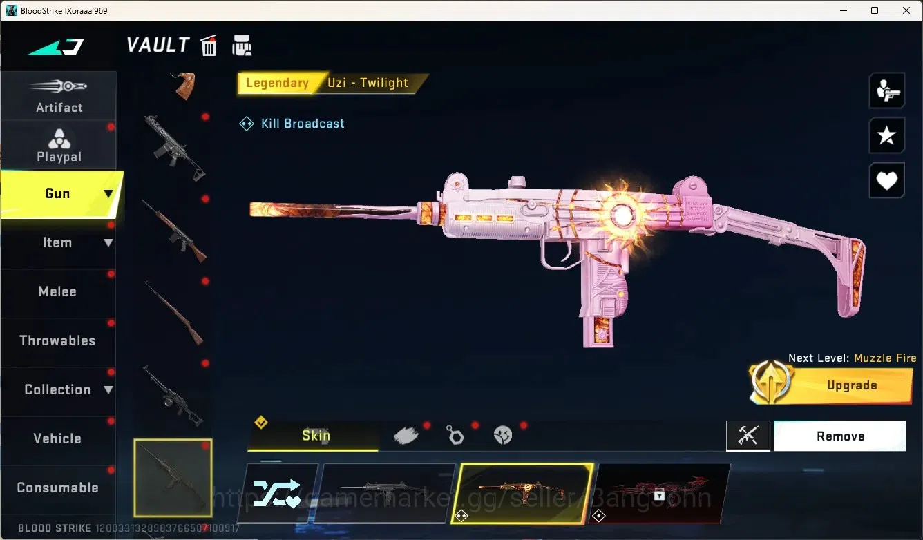 Blood Strike Accounts Others ASIA |1 Eternal Melee:Katar-Judgment|3 Ultra Gun|14 Legendary Gun|Check SS BS1991B 15