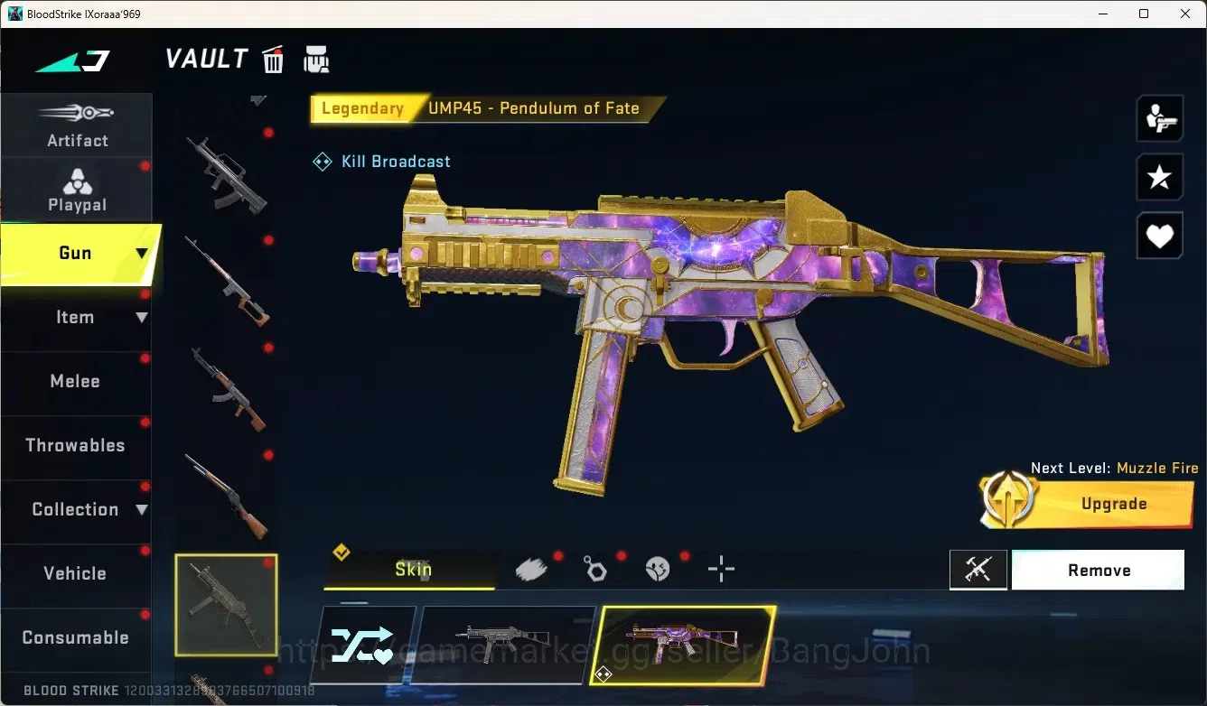 Blood Strike Accounts Others ASIA |1 Eternal Melee:Katar-Judgment|3 Ultra Gun|14 Legendary Gun|Check SS BS1991B 18