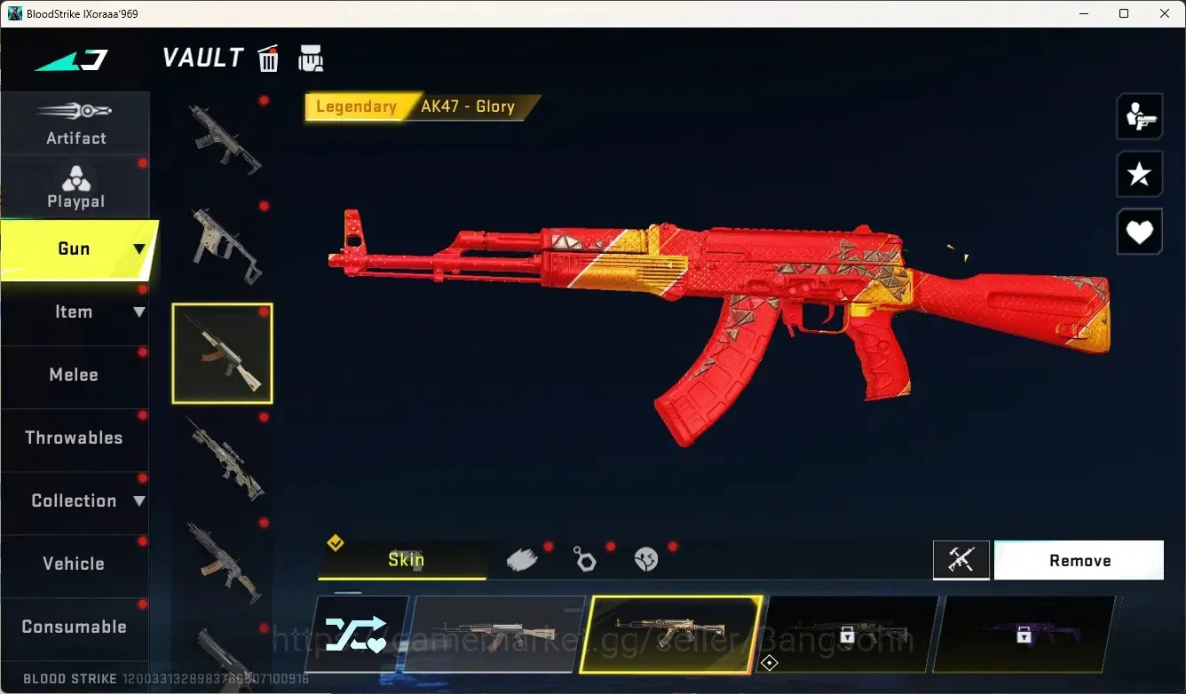 Blood Strike Accounts Others ASIA |1 Eternal Melee:Katar-Judgment|3 Ultra Gun|14 Legendary Gun|Check SS BS1991B 3