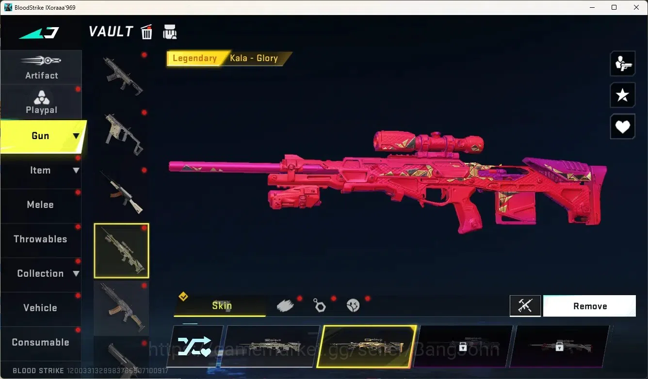 Blood Strike Accounts Others ASIA |1 Eternal Melee:Katar-Judgment|3 Ultra Gun|14 Legendary Gun|Check SS BS1991B 4