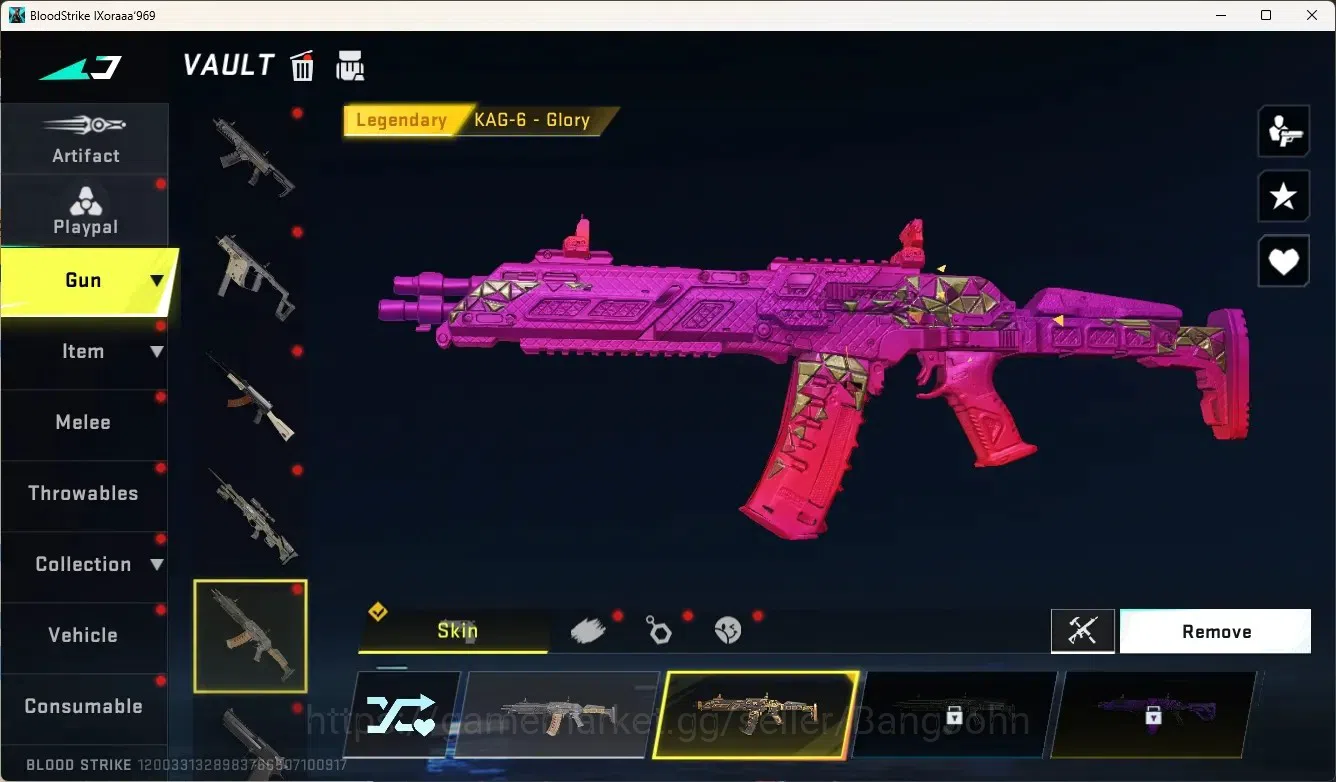 Blood Strike Accounts Others ASIA |1 Eternal Melee:Katar-Judgment|3 Ultra Gun|14 Legendary Gun|Check SS BS1991B 5
