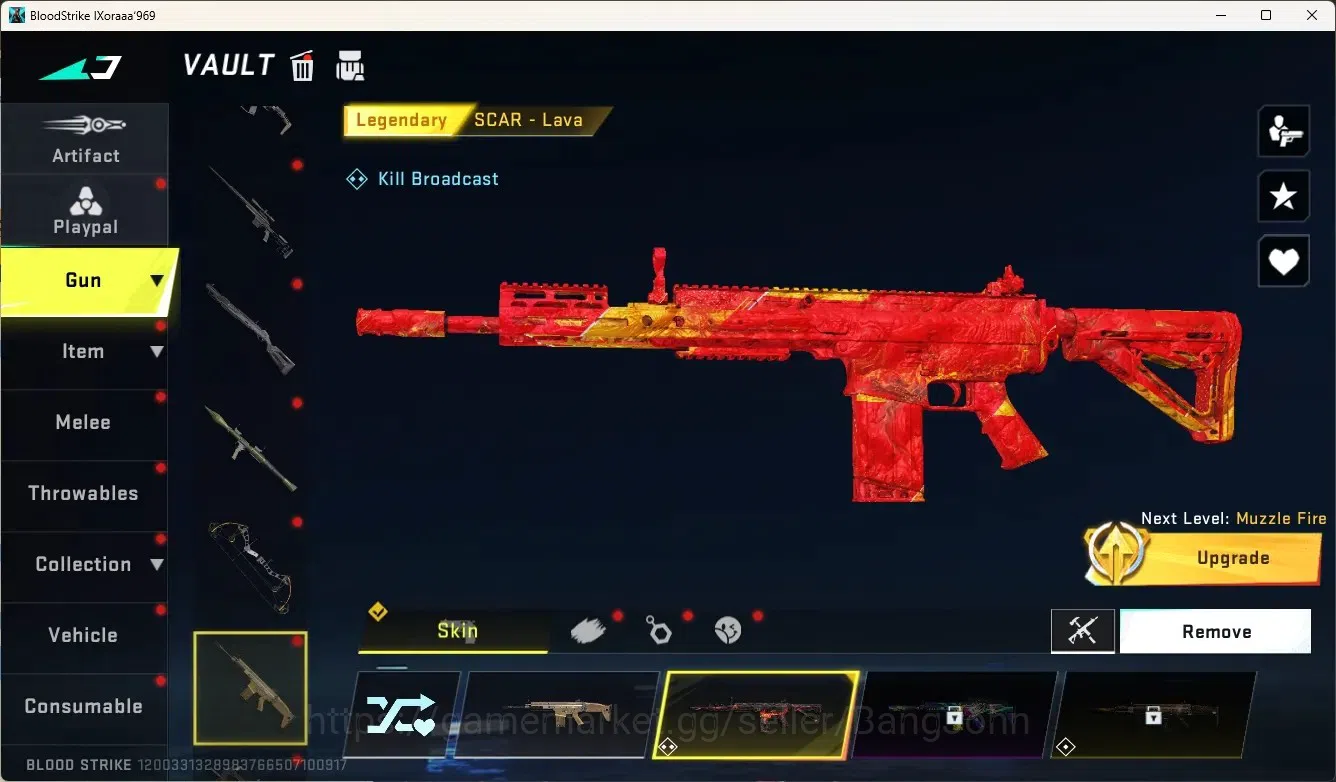 Blood Strike Accounts Others ASIA |1 Eternal Melee:Katar-Judgment|3 Ultra Gun|14 Legendary Gun|Check SS BS1991B 9