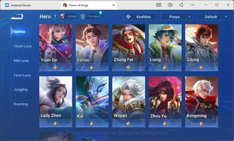 Honor of Kings Accounts Global | 80H | Legend Luna, LNY Da Qiao, Blessed D image 12