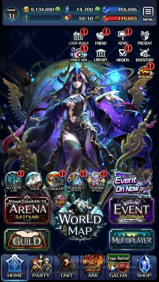 Last Cloudia Accounts Mid‑Game GLOBAL|Rank 31|Collab (Tilith,Vargas,DL Rimuru)+(SM Sera,DL J Samekh,E Lonardo,DL 19