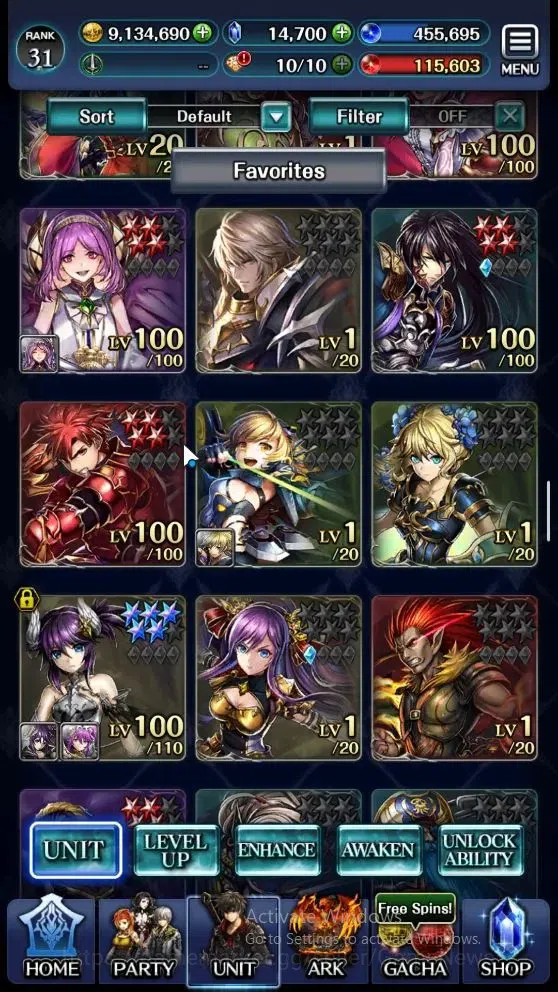 Last Cloudia Accounts Mid‑Game GLOBAL|Rank 31|Collab (Tilith,Vargas,DL Rimuru)+(SM Sera,DL J Samekh,E Lonardo,DL 5