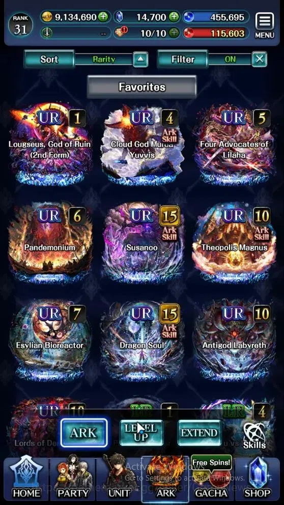 Last Cloudia Accounts Mid‑Game GLOBAL|Rank 31|Collab (Tilith,Vargas,DL Rimuru)+(SM Sera,DL J Samekh,E Lonardo,DL 8